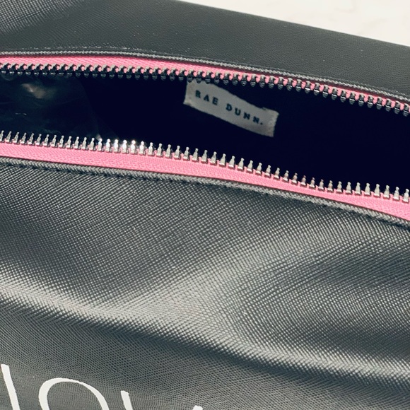 Last chance! Rae Dunn Black Glow Up Makeup Bag - Picture 5 of 6